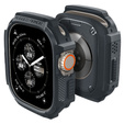 Etui Spigen Rugged Armor Dark Gray do Apple Watch Ultra 1 / 2 (49 mm)