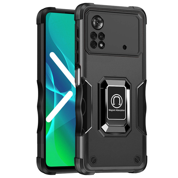 Etui do Xiaomi Poco X4 Pro 4G, Dual-Layer Armor, czarne