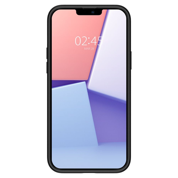 Etui Spigen do iPhone 13 Pro, Ultra Hybrid, matowe czarne + szkło