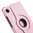 Etui do Samsung Galaxy Tab A9, Obrotowe 360, różowe
