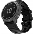 Pasek Silikonowy QuickFit do Garmin Fenix 26mm, Czarny