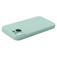 Etui do iPhone 15 Plus, Silicone Lite, miętowe