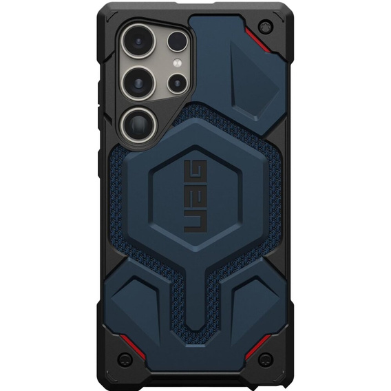OUTLET Etui Urban Armor Gear do Galaxy S24 Ultra, Monarch Pro MagSafe, granatowe