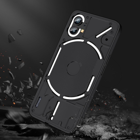 Etui do Nothing phone 1 5G, Obudowa Matte Dropproof Case, Czarne