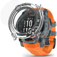 Etui do Garmin Instinct 3 Solar / Instinct 3 AMOLED 45mm z wbudowanym szkłem hartowanym – transparentne