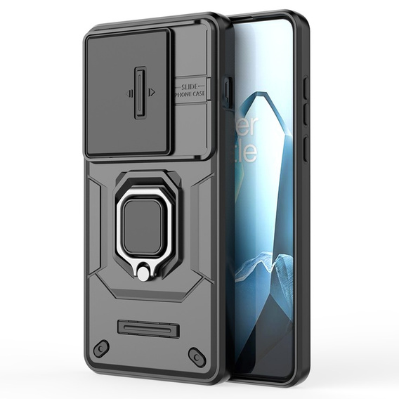 Etui do OnePlus 13, KickStand Camera Lens, czarne