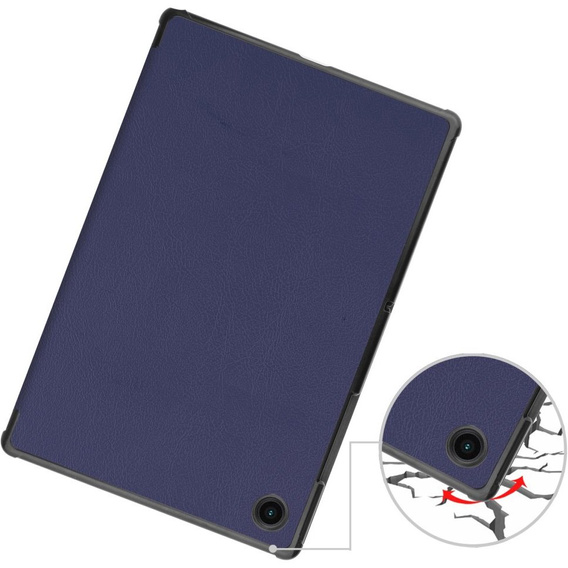 Etui do Samsung Galaxy Tab A8 10.5 SM-X200 SM-X205, Smartcase, granatowe