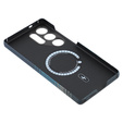 Etui do Samsung Galaxy S24 Ultra – magnetyczne Aramid Fiber, niebieskie