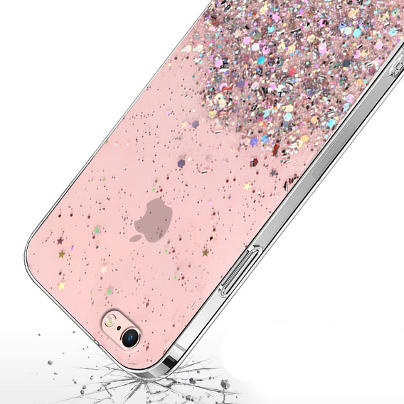 Etui do iPhone 6/6s 4.7, Glittery, różowe