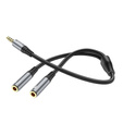 Hoco UPA21 Kabel audio AUX 2w1 – rozdzielacz Jack 3,5 mm