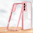 Etui do Samsung Galaxy A14 5G, Fusion Hybrid, przezroczyste / różowe