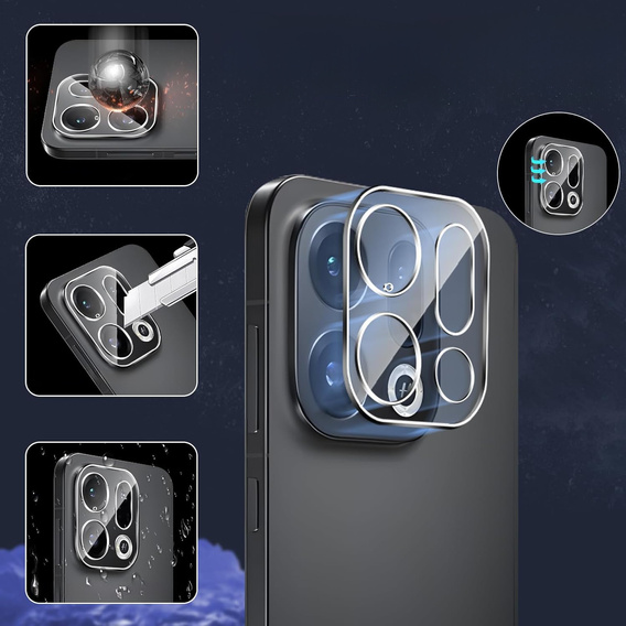 2x Szkło Hartowane ERBORD na aparat do Oppo Find X9