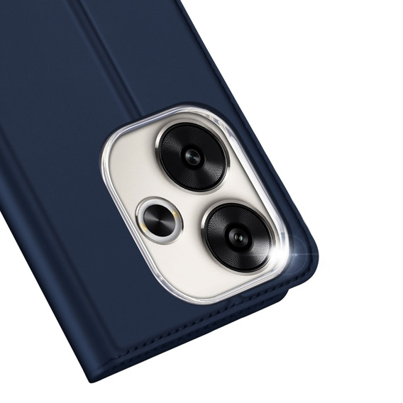 Etui Dux Ducis do Xiaomi Poco F6, Skinpro, granatowe