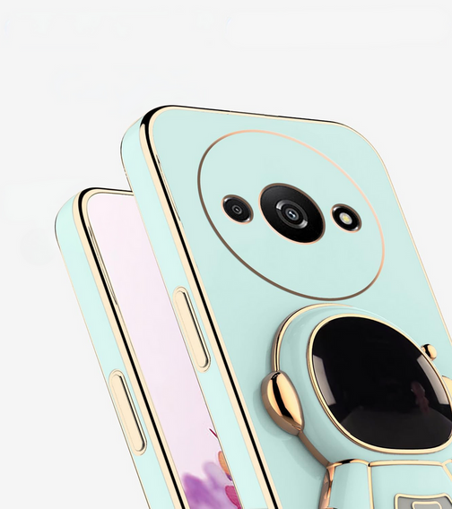 Etui do Xiaomi Redmi A3, Astronaut, zielone
