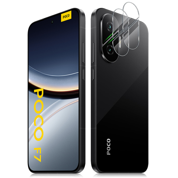 2x Szkło Hartowane ERBORD na aparat do Xiaomi Poco F7 5G – ochrona aparatu bez kompromisów