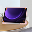 Etui do Samsung Galaxy Tab S10 Lite / S10 FE / S9 FE, Smartcase z miejscem na rysik, różowe
