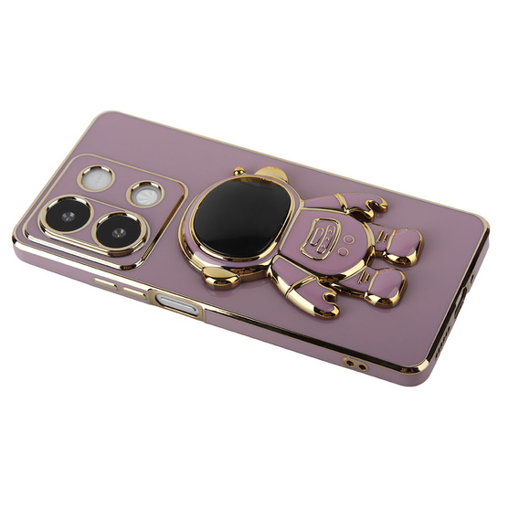 Etui do Xiaomi Redmi Note 13 5G, Astronaut, fioletowe + Szkło Hartowane 9H