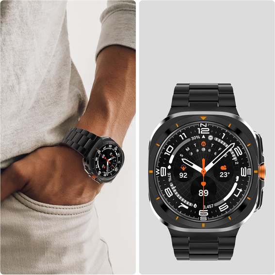 Bransoleta do Samsung Galaxy Watch Ultra 47mm (2025 / 2024), Czarny