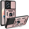 Etui pancerne do Xiaomi Redmi Note 12 4G, CamShield Slide, różowe rose gold