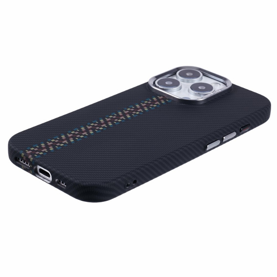 Etui do iPhone 13 Pro, Carbon Fiber MagSafe, czarne