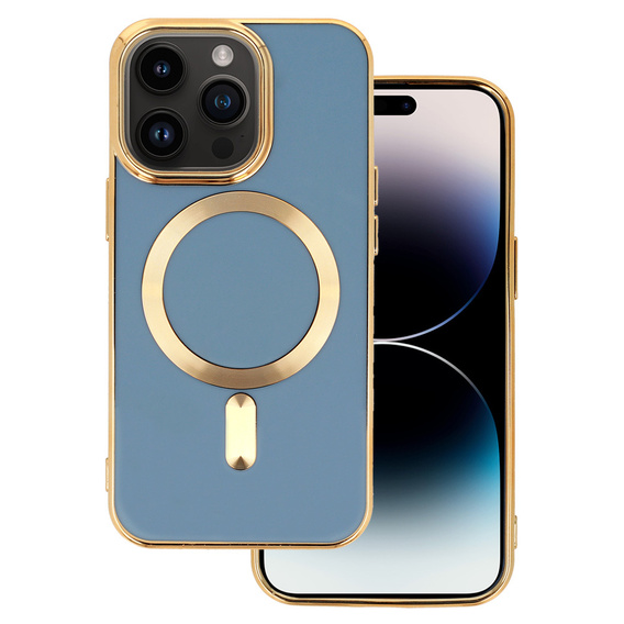 Etui Magnetyczne do Magsafe do iPhone 12 Pro Max, Niebieskie