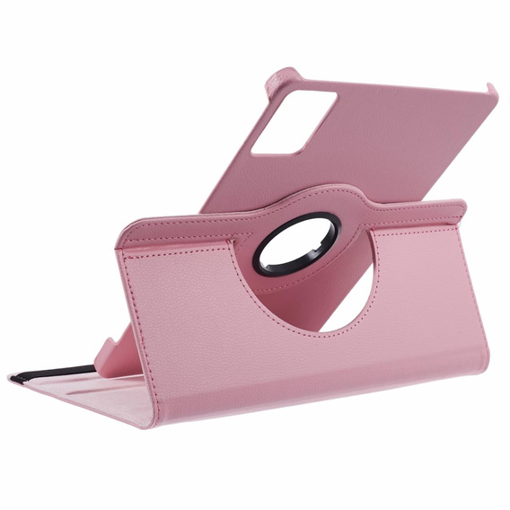 Etui do Lenovo Tab M11, Obrotowe 360, różowe