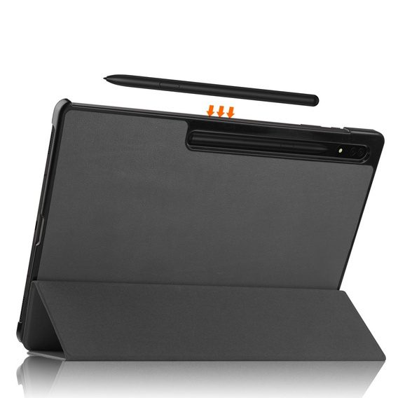 Etui do Samsung Galaxy Tab S9 Ultra, Smartcase, szare