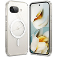 Etui Ringke do Google Pixel 9A, Fusion MagSafe, Przezroczyste + Szkło Hartowane 9H