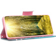 Etui z klapką do Samsung Galaxy A55 5G, Wallet, Sakura niebieskie