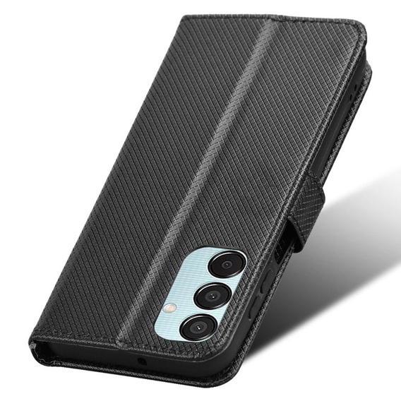 Etui z klapką do Samsung Galaxy M15 5G, Wallet Smart Magnet, czarne