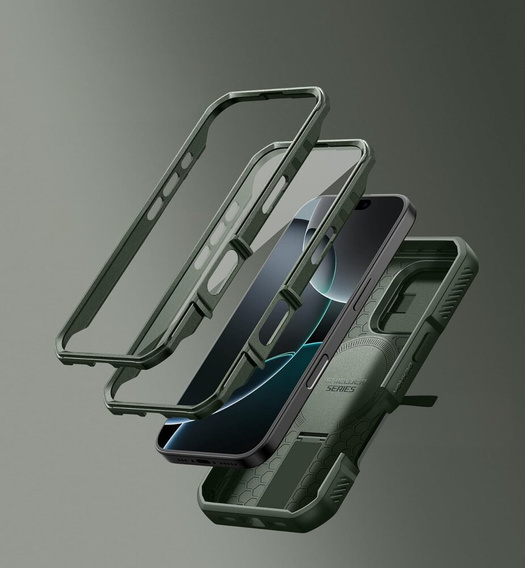 Etui pancerne Dexnor CamProtect z MagSafe do iPhone 16 Pro