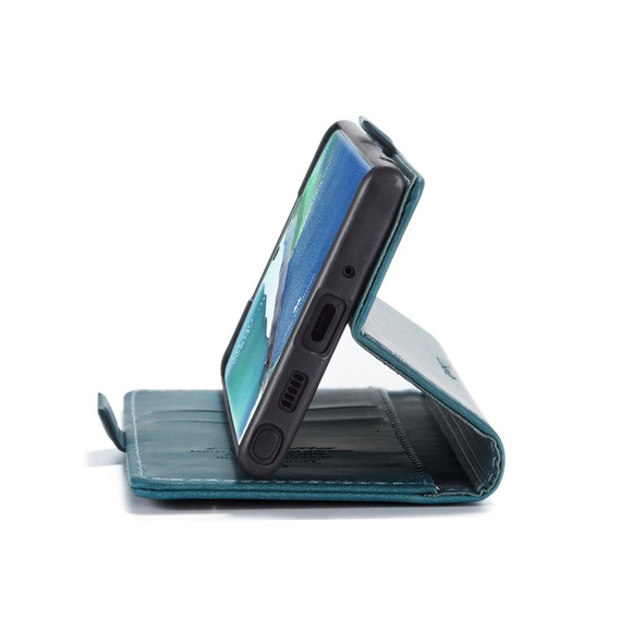 Etui CASEME do Samsung Galaxy Note 20 Ultra, Leather Wallet Case, zielone