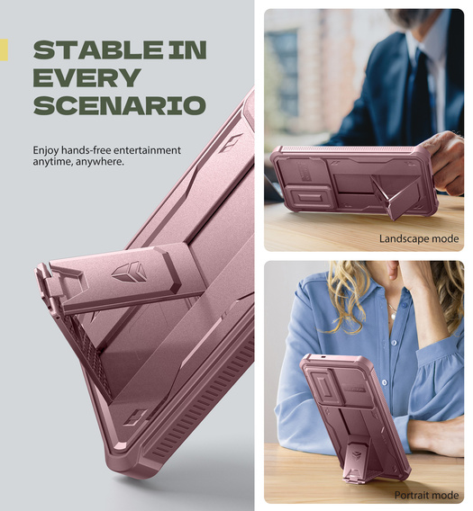 Etui pancerne Dexnor Full Body (Two Frames) do Samsung Galaxy S25 FE