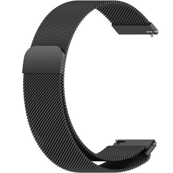 Uniwersalna Bransoleta Milanese Band 22mm, Czarna