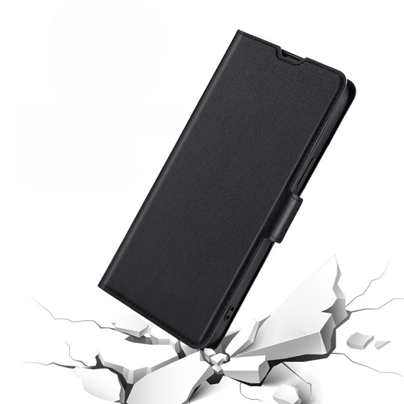 Etui z klapką do Motorola Edge 30 Neo 5G, Wallet Thin Magnet, czarne