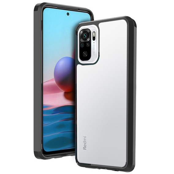 Etui do Xiaomi Redmi Note 10/10S, Fusion Hybrid, przezroczyste / czarne