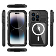 Etui Wodoodporne IP68 do iPhone 14 Pro, SHELLBOX MagSafe, czarne
