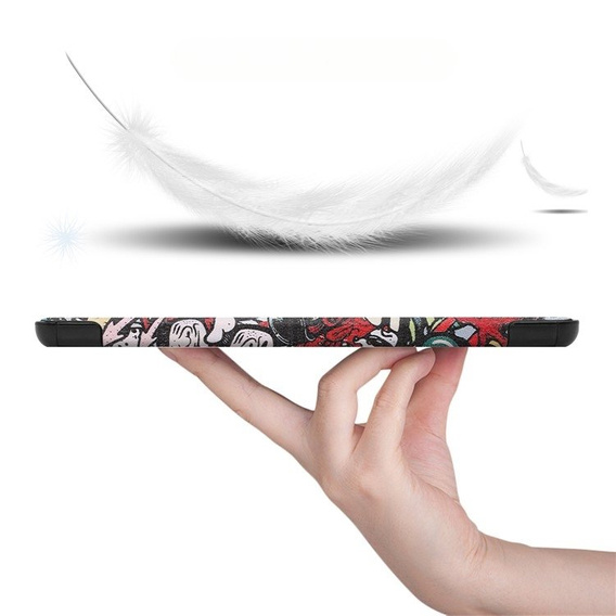 Etui do Samsung Galaxy Tab S9 Plus, Smartcase, graffiti