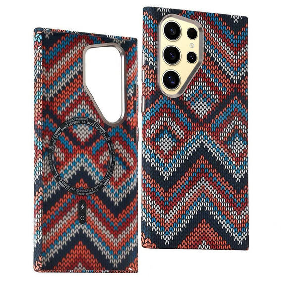 Etui do Samsung Galaxy S23 Ultra, Carbon Fiber MagSafe, wielokolorowe