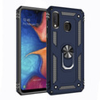 Etui pancerne do Samsung Galaxy A20E, Nox Case Ring, niebieskie