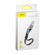 Baseus Nimble 23 cm – kabel USB-A do USB-C 40W 5A, szaro-czarny