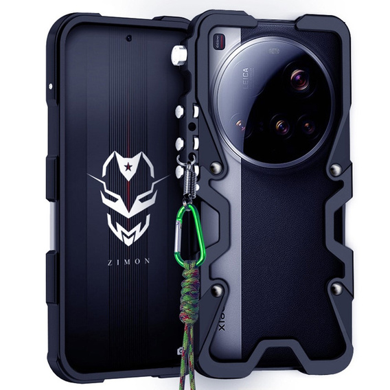 Aluminiowe etui ochronne bumper do Xiaomi 15 Ultra – czarne