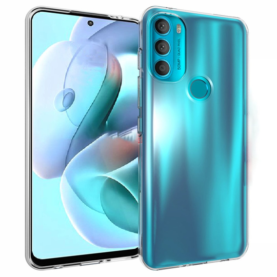 Etui cienkie do Motorola Moto G71 5G, Slim, przezroczyste