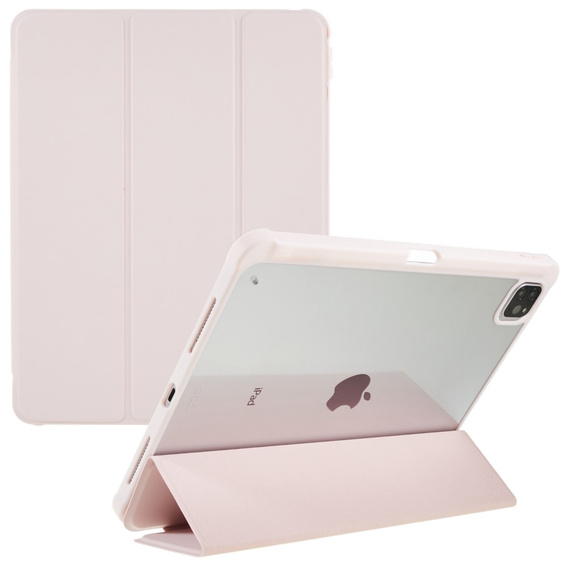 Etui do iPad Pro 11" 2022/2021/2020/2018 (4/3/2/1 gen.), Smartcase Hybrid, z miejscem na rysik, różowe