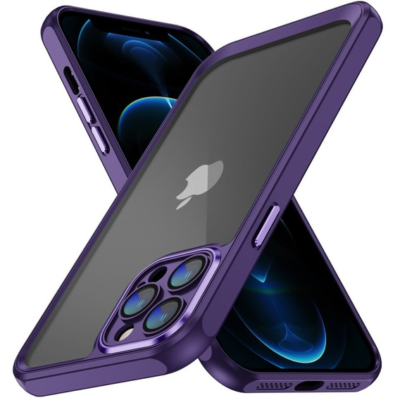 Etui do iPhone 12 Pro Max, ERBORD Impact Guard, ciemnofioletowe