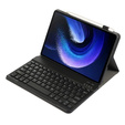 Etui z klawiaturą bluetooth do Xiaomi Pad 6/6 Pro, Czarne