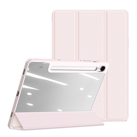 Etui do Samsung Galaxy Tab S10 Lite / S10 FE / S9 FE, Dux Ducis TOBY, różowe