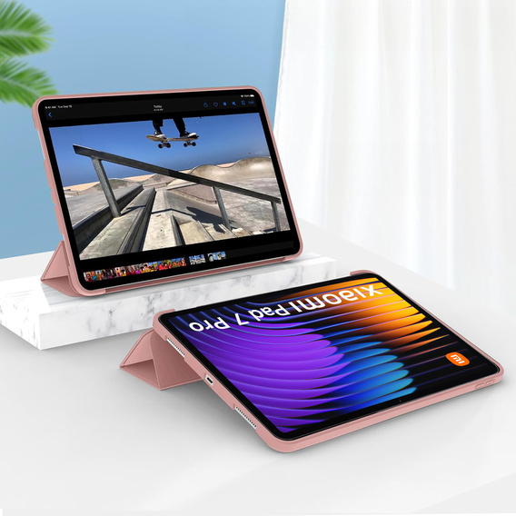 Etui do Xiaomi Pad 7 / 7 Pro, Smartcase, różowe