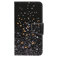 Etui z klapką do Xiaomi Redmi 13C / Poco C65, Wallet, Stars czarne