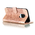 Etui z klapką do Xiaomi Redmi Note 9s/ 9 Pro, Mandala, różowe rose gold